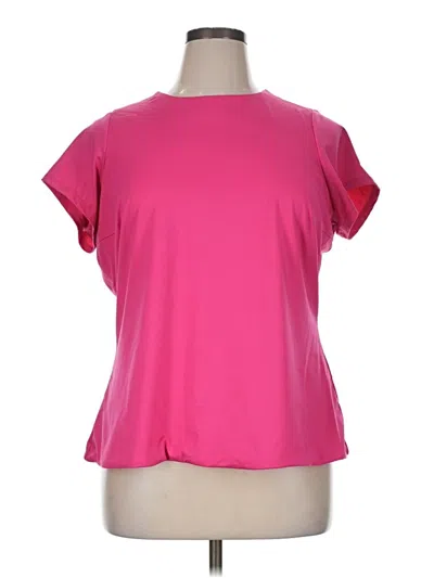 Pre-owned Halogen Active T-shirt In Pink