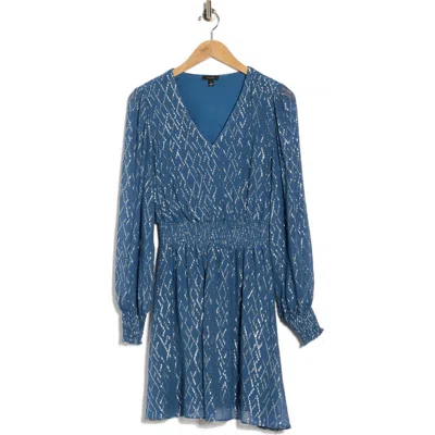 Halogen ® Argyle Long Sleeve Dress In Blue