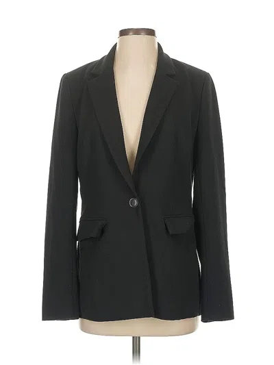 Pre-owned Halogen Blazer Jacket In Black