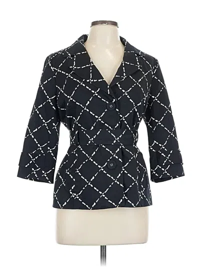 Pre-owned Halogen Blazer Jacket In Black