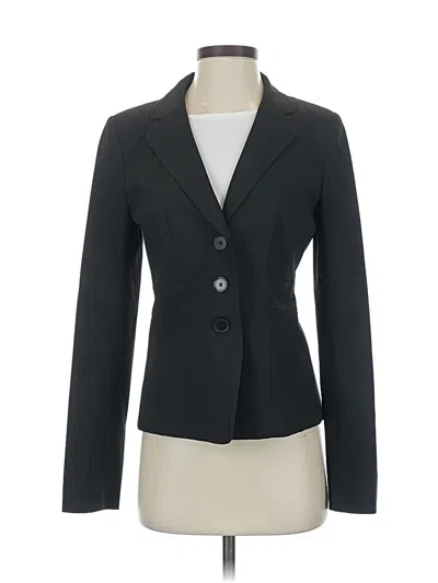 Pre-owned Halogen Blazer Jacket In Black