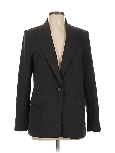 Pre-owned Halogen Blazer Jacket In Black