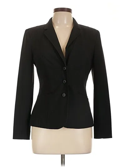Pre-owned Halogen Blazer Jacket In Black
