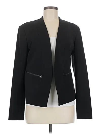 Pre-owned Halogen Blazer Jacket In Black