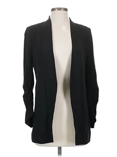 Pre-owned Halogen Blazer Jacket In Black