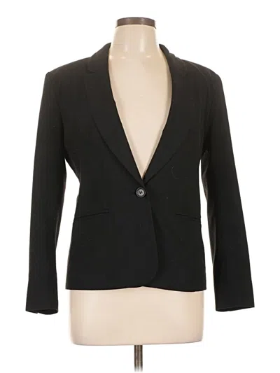 Pre-owned Halogen Blazer Jacket In Black