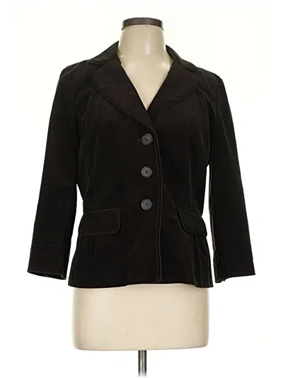 Pre-owned Halogen Blazer Jacket In Black