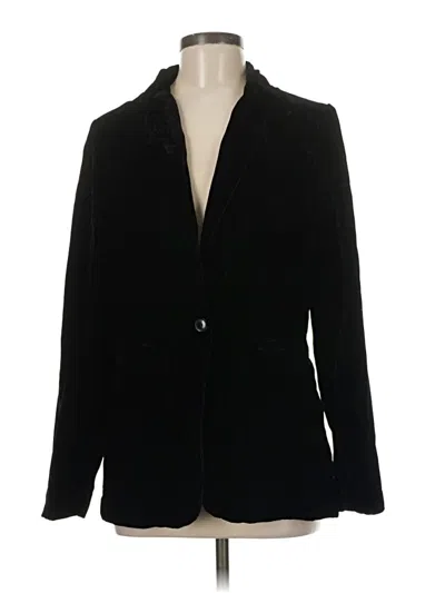 Pre-owned Halogen Blazer Jacket In Black