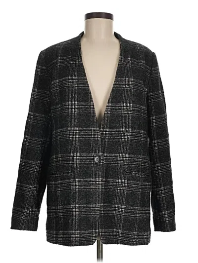 Pre-owned Halogen Blazer Jacket In Black