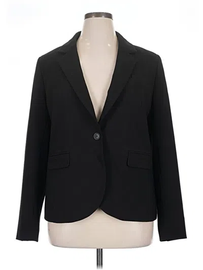 Pre-owned Halogen Blazer Jacket In Black