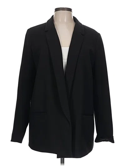 Pre-owned Halogen Blazer Jacket In Black