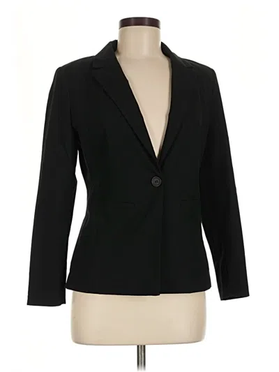 Pre-owned Halogen Blazer Jacket In Black