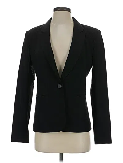 Pre-owned Halogen Blazer Jacket In Black
