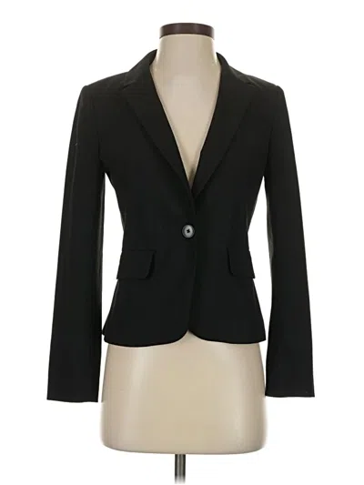 Pre-owned Halogen Blazer Jacket In Black