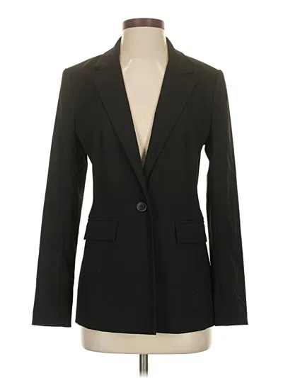 Pre-owned Halogen Blazer Jacket In Black