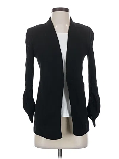 Pre-owned Halogen Blazer Jacket In Black