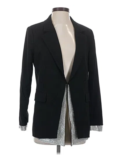 Pre-owned Halogen Blazer Jacket In Black