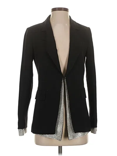 Pre-owned Halogen Blazer Jacket In Black