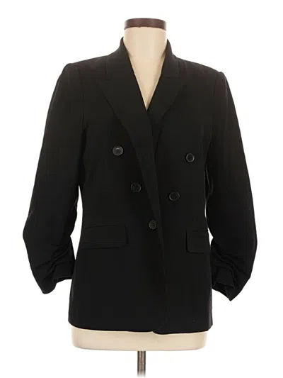 Pre-owned Halogen Blazer Jacket In Black