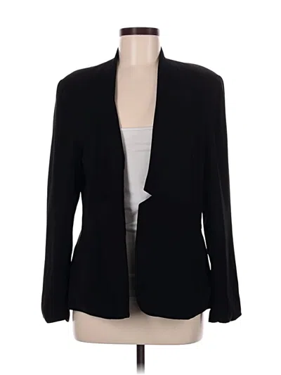 Pre-owned Halogen Blazer Jacket In Black