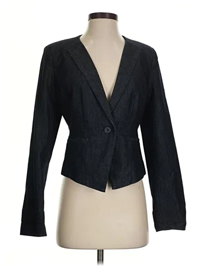 Pre-owned Halogen Blazer Jacket In Black