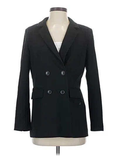 Pre-owned Halogen Blazer Jacket In Black