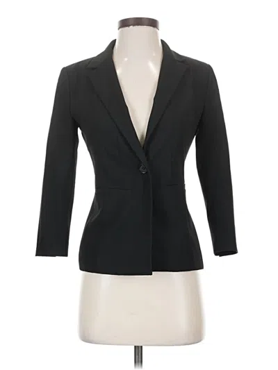 Pre-owned Halogen Blazer Jacket In Black