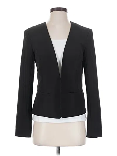 Pre-owned Halogen Blazer Jacket In Black