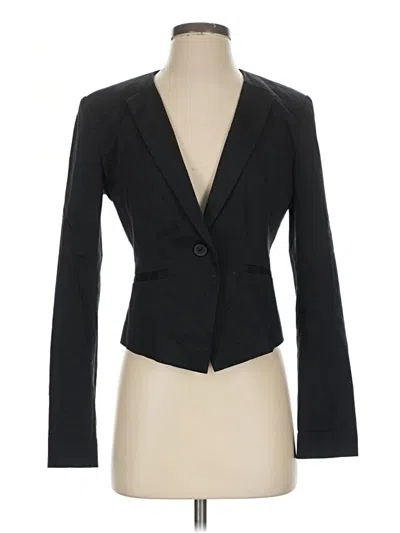 Pre-owned Halogen Blazer Jacket In Black