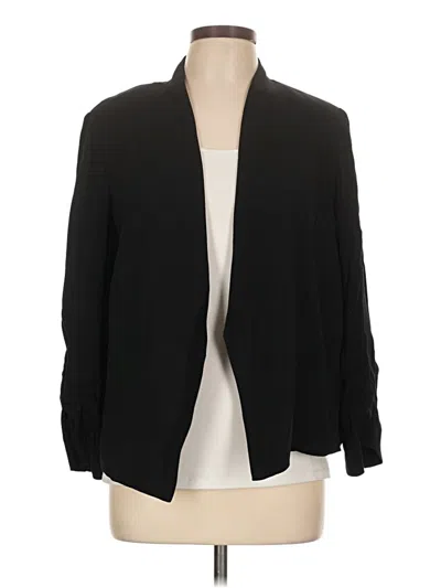 Pre-owned Halogen Blazer Jacket In Black