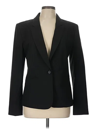 Pre-owned Halogen Blazer Jacket In Black