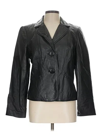 Pre-owned Halogen Blazer Jacket In Black