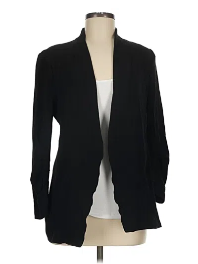Pre-owned Halogen Blazer Jacket In Black