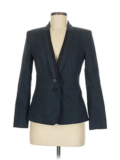 Pre-owned Halogen Blazer Jacket In Blue