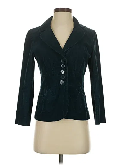 Pre-owned Halogen Blazer Jacket In Blue