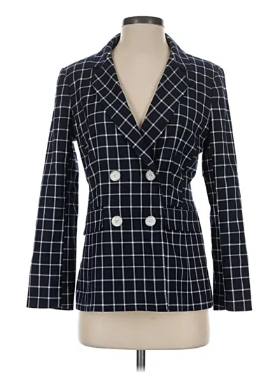 Pre-owned Halogen Blazer Jacket In Blue