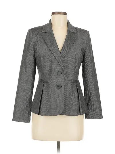 Pre-owned Halogen Blazer Jacket In Gray