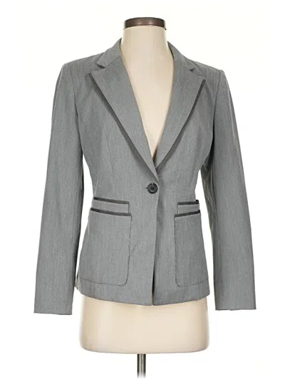 Pre-owned Halogen Blazer Jacket In Gray