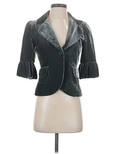 Pre-owned Halogen Blazer Jacket In Gray