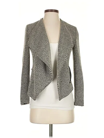 Pre-owned Halogen Blazer Jacket In Gray