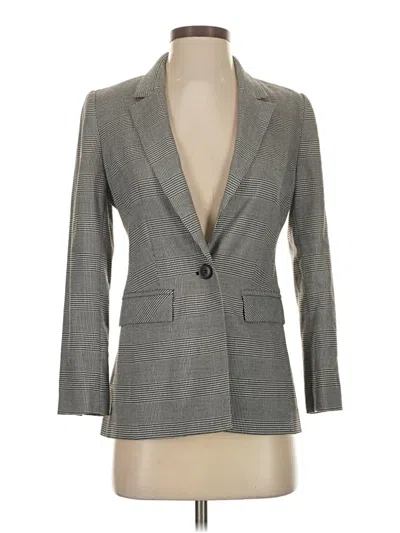 Pre-owned Halogen Blazer Jacket In Gray
