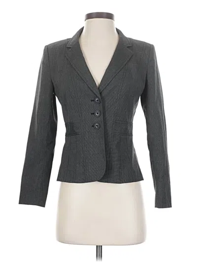 Pre-owned Halogen Blazer Jacket In Gray
