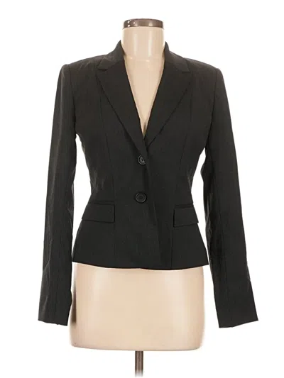 Pre-owned Halogen Blazer Jacket In Gray
