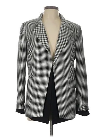 Pre-owned Halogen Blazer Jacket In Gray