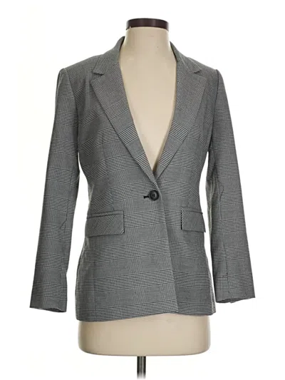 Pre-owned Halogen Blazer Jacket In Gray