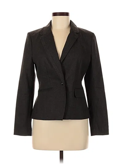 Pre-owned Halogen Blazer Jacket In Gray