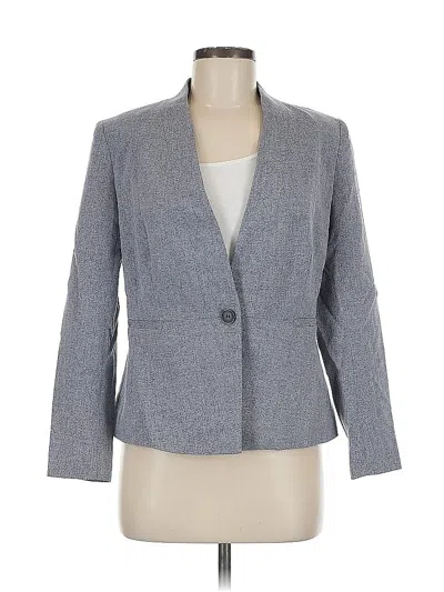 Pre-owned Halogen Blazer Jacket In Gray