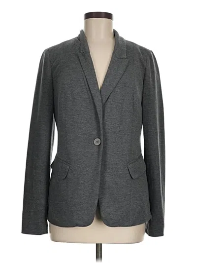 Pre-owned Halogen Blazer Jacket In Gray