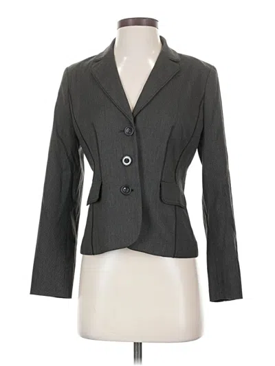 Pre-owned Halogen Blazer Jacket In Gray