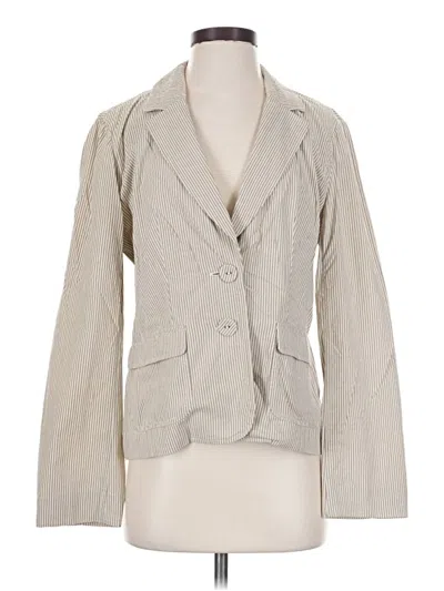 Pre-owned Halogen Blazer Jacket In Gray